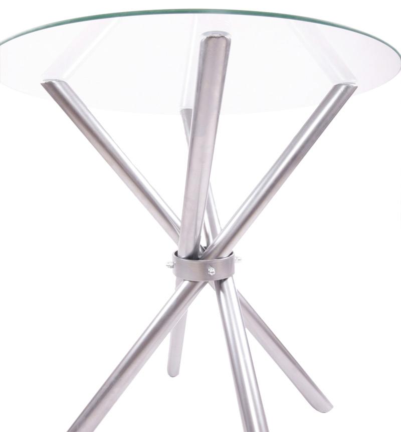 Stół z blatem szklanym